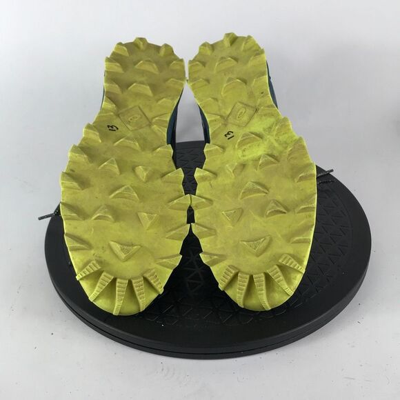 Asics Gel-Fuji Runnegade Trail 2 Blue/Yellow Running Shoes T633N Men’s Size 9 - Picture 10 of 13